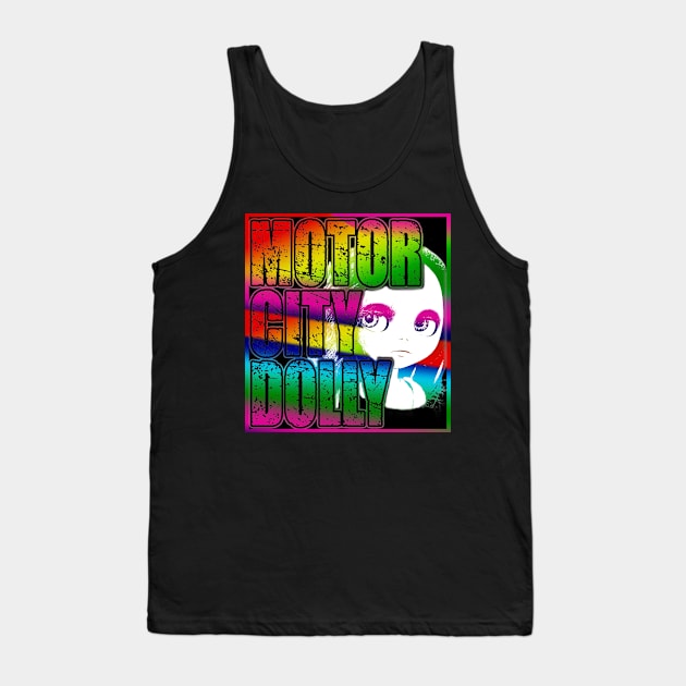 Motor City Dolly 'Colorblast' 2023 Tank Top by DetroitKaiju